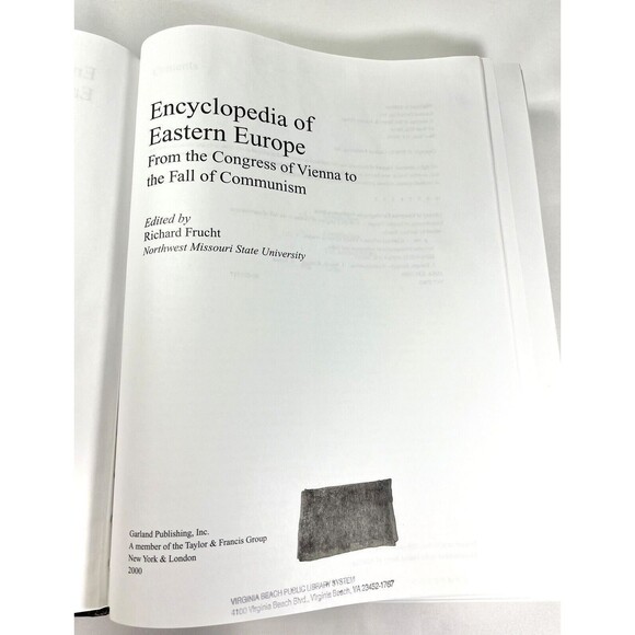 Encyclopedia of Eastern Europe From the Congress of Vienna 2000 Hardback - Picture 9 of 10